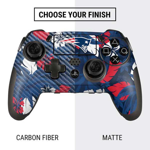 NFL New England Patriots Tropical Print PlayStation Scuf Vantage 2 Controller Skin